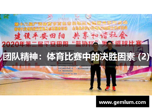 团队精神：体育比赛中的决胜因素 (2)