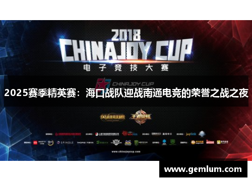 2025赛季精英赛：海口战队迎战南通电竞的荣誉之战之夜